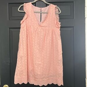 Pink dress with built in shorts